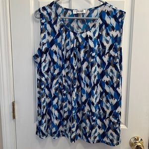 Women’s keyhole shell/tank top-1x